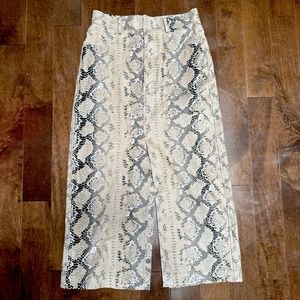 Zara snake skin long dress